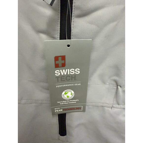 NEW SwissTech S 6/7 Gray Zip Front Snow Bibs Ski Snowboard Pant boy girl kid - Picture 2 of 4
